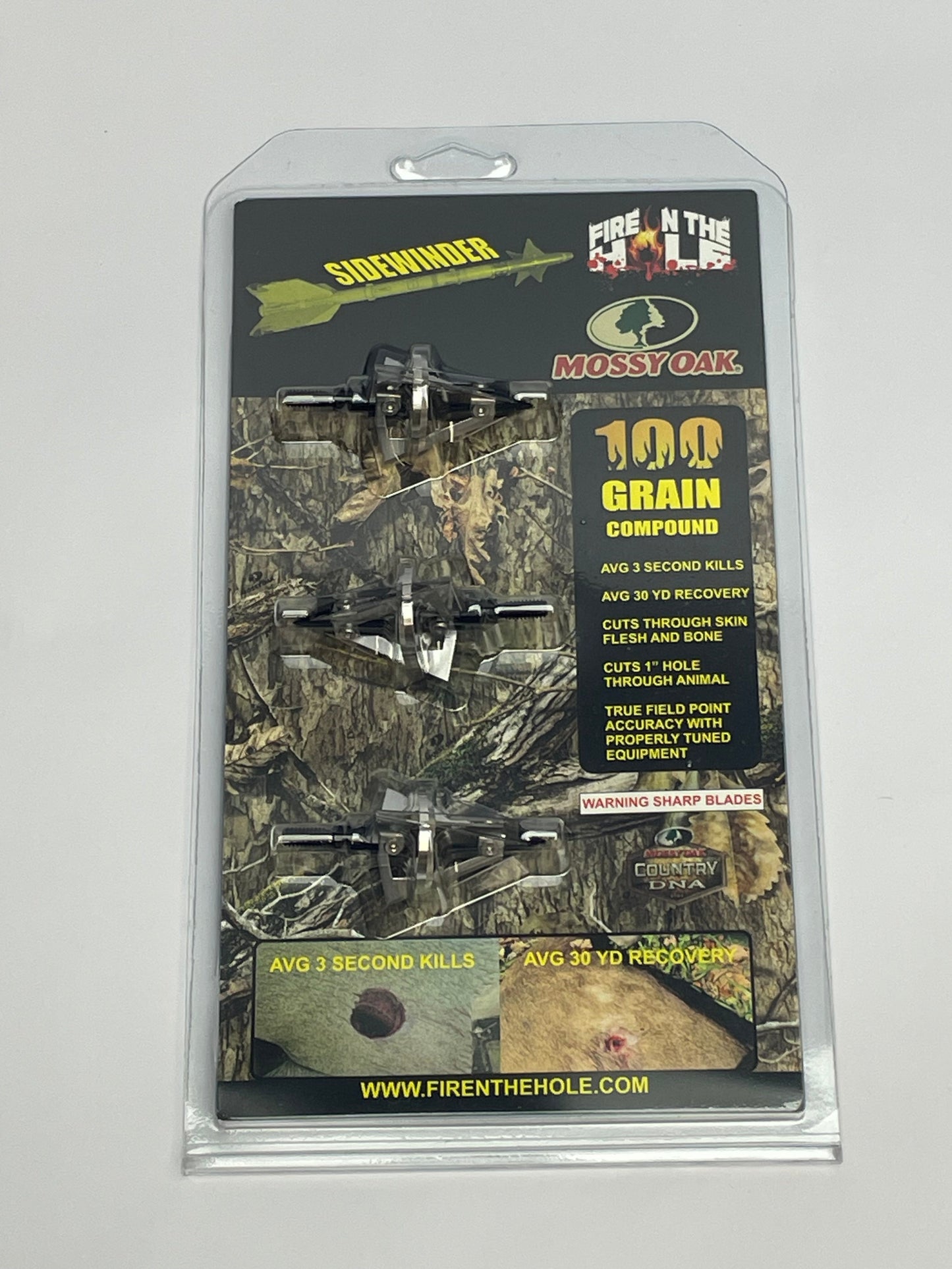 Fire N The Hole Sidewinder Broadhead - Compound Bow