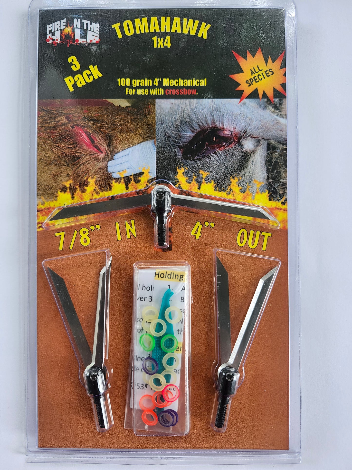 Tomahawk 1X4 Controlled Expansion Broadhead - Pack of 3 Broadheads