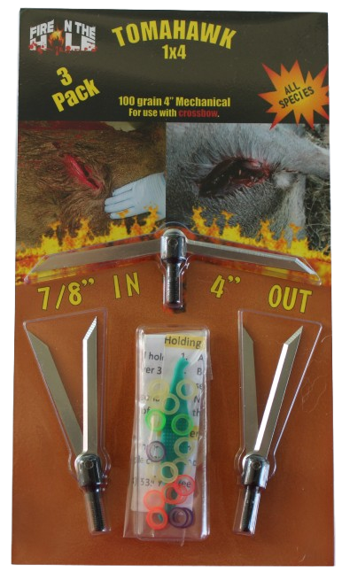 Tomahawk 1X4 Controlled Expansion Broadhead - Pack of 3 Broadheads